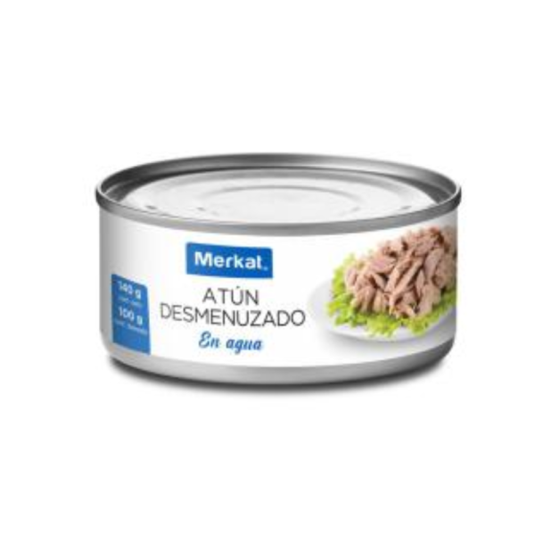 Merkat Filte de Atún en agua y sal Lata x 140 gr