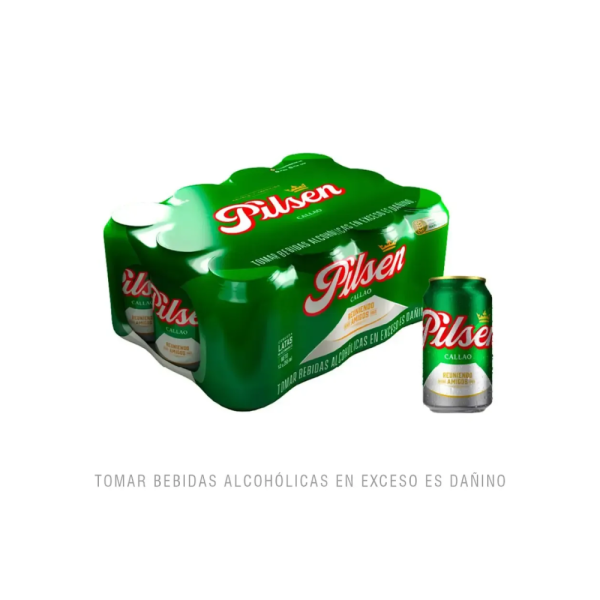 Pilsen cerveza six pack lata x 473 ml